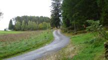  Blick auf die Wanderstrecke nach Hausbach 