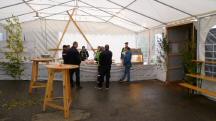  Blick ins Zelt der FF-Lembach 