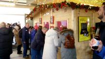  Blick zum Sonderpostamt Christkindl 