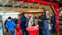  Blick zum Sonderpostamt Christkindl 