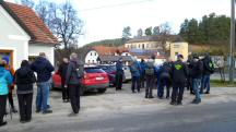  Wanderer vor dem Start beim Ghs Knig 