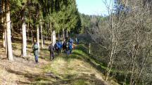  Blick auf die Wanderstrecke 