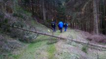  Blick auf die Wanderstrecke 