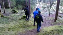  Blick auf die Wanderstrecke 