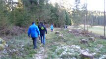  Blick auf die Wanderstrecke 