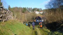  Blick auf die Wanderstrecke bei Hhendorf 