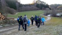  Blick auf die Wanderstrecke zum Kamp 