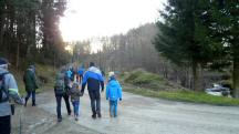  Blick auf die Wanderstrecke 