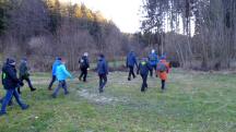  Blick auf die Wanderstrecke zum "Kleinen Kamp" 