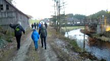 Blick auf die Wanderstrecke entlang des "Groen Kamps" 
