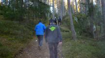  Blick auf die Wanderstrecke 