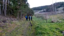  Blick auf die Wanderstrecke 
