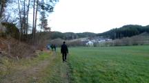  Blick auf die Wanderstrecke 