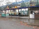 Kinderbahn am Steyrer Christkindlmarkt in der Promenadenallee 
