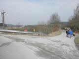  Wanderer bei der 2. Streckenteilung (11/18 Km) 
