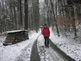  auch Hans genießt die Winterwanderung 