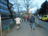  Wanderer auf der Dr. Karl Renner - Promenade 
