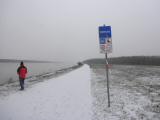  Wanderroute auf dem Treppelweg flussaufwrts 