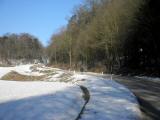 Wanderroute auf der Burgstrae zur Burgruine Hohenegg 