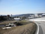  Fernblick zur Wallfahrtskirche und nach Mauer bei Melk 