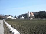  der Blick zurck zur Wallfahrtskirche 