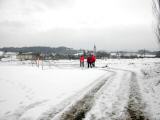  Wanderer am Sportplatz Tautendorf 