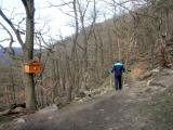 Wanderroute am Michaelerberg mit lokaler Kontrollstelle 