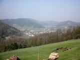 schner Fernblick nach Mhldorf, tz, Niederranna und in der Ferne nach tzbach