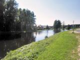  Blick auf den aufgestauten Saubach 