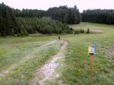Wanderroute auf Gterwegen wieder mit der 10 km Strecke vereint  