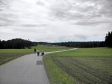  Wanderroute auf der Strae zum Gehft mit der K+L 