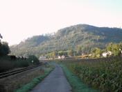 Wanderweg entlang der Bahn bei Hrfahrt bei Hrfahrt 