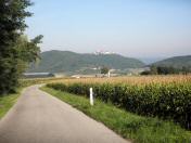  schner Fernblick zum Stift Gttweig 