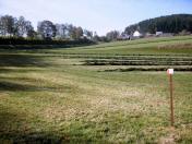  die Wanderroute bergan nach Rappottenstein 