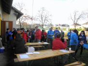  Wanderer bei der 1. K+L beim Sporthaus in Langenlois 