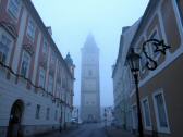  Blick von der Mauthausner Strae zum Stadtturm 