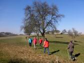  Wanderweg auf der Anhöhe beim Gehöft Holzer 