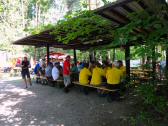  Wanderer bei der großen Labestelle 