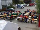  Wanderer und Marathonis im Ziel 