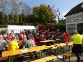  Wanderer und Marathonis im Ziel 