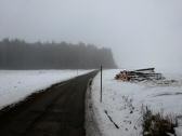 Wanderroute auf der Arbesbacher Strae Richtung Gro Gerungs 
