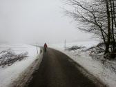  Wanderroute auf der Strae Richtung Gro Gerungs 