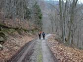 Wanderroute auf dem Welterbesteig entlang der Falkenwnde 