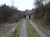  Wanderroute auf dem Kuhbergweg 
