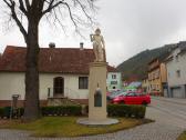  die Prangersule mit der Rolandstatue in Weiten 