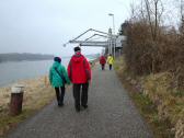  Wanderroute auf dem Treppelweg entlang der Donau 
