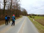  Wanderroute auf der Strae 