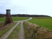Blick auf die Wanderstrecke durch die Riede Donnerreith