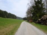  Blick auf die Wanderstrecke nach Weienhof 