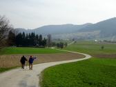  Blick auf die Wanderstrecke Richtung Wartberg 